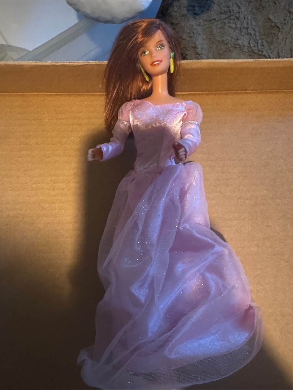 Mattel Doll in Pink Sparkle Gown